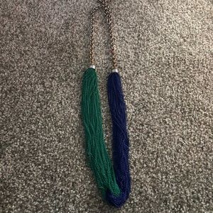 Color block necklace